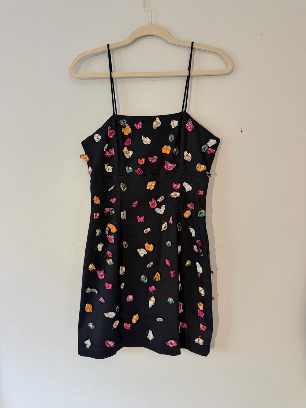 Maeve anthropologie butterfly mini dress